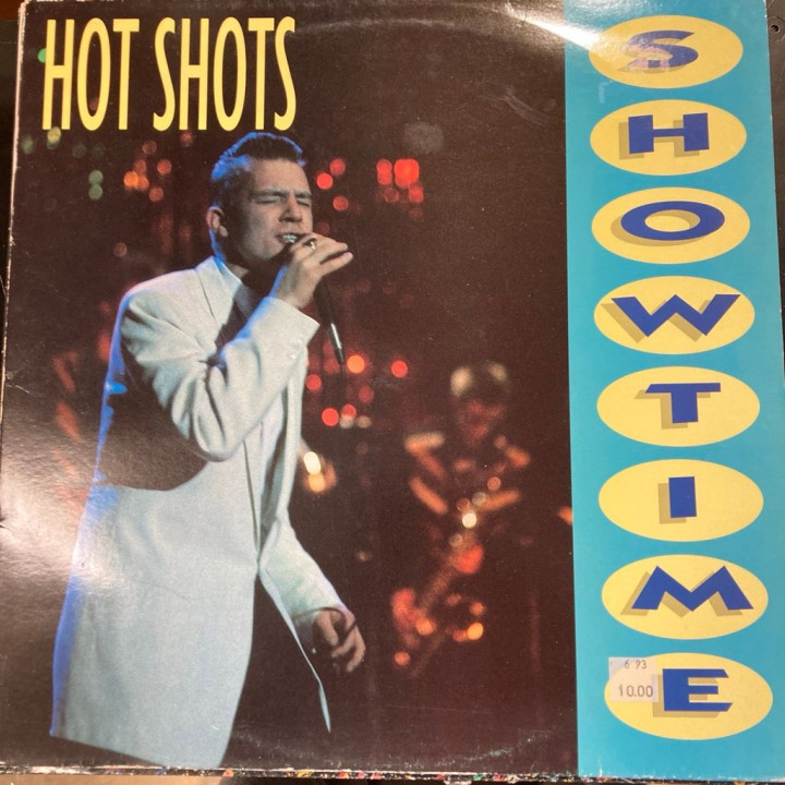 Hot Shots - Showtime (FIN/1990) LP (VG+-M-/VG+) -soul-